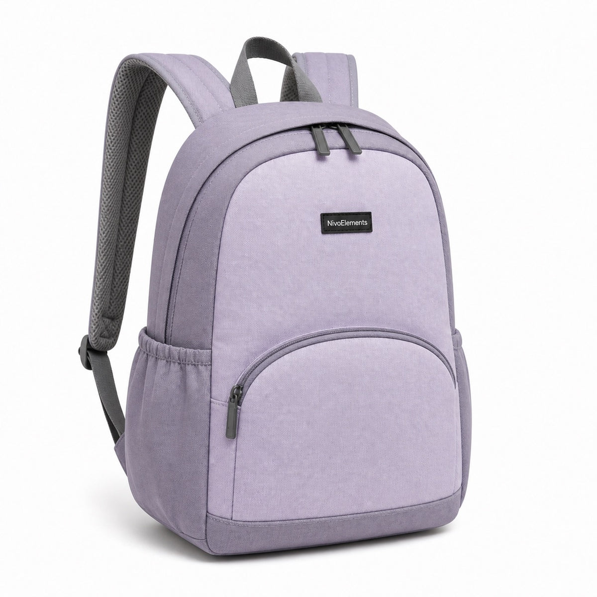 Lavender Everyday Kids School Backpack - 02-angle