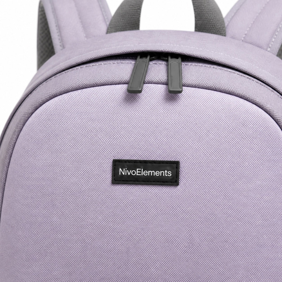 Lavender Everyday Kids School Backpack - 04-detail-logo