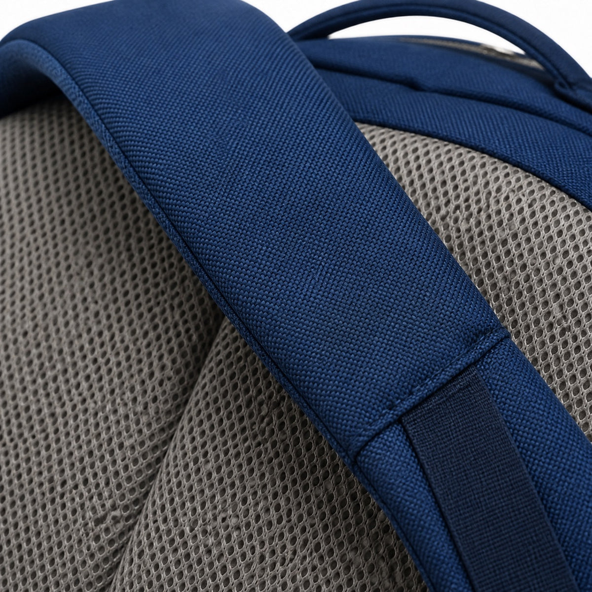 Navy & Mustard Kids School Backpack - 05-detail-strap