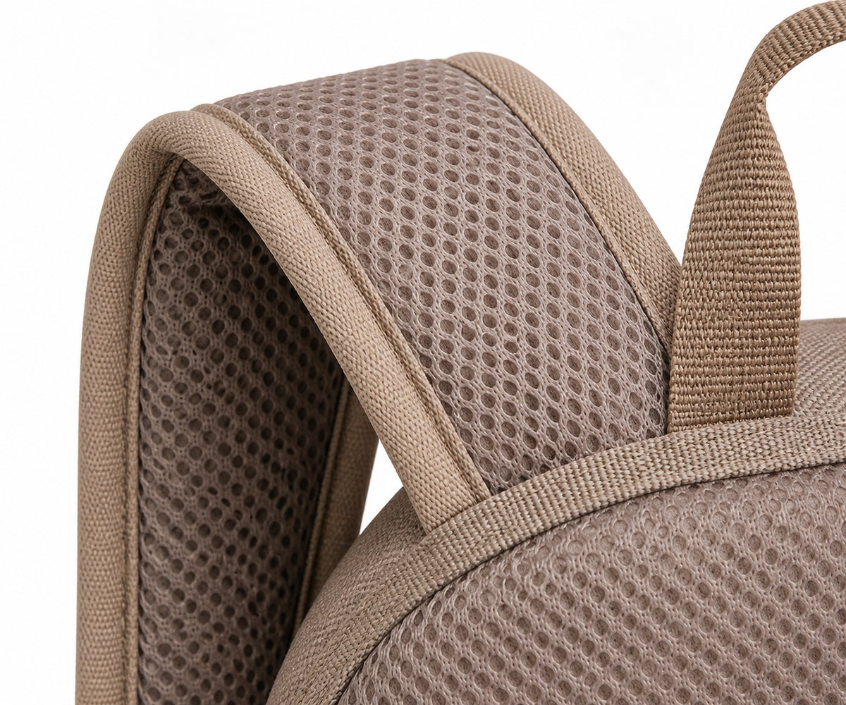 Coral & Sand Kids School Backpack - 05-detail-strap