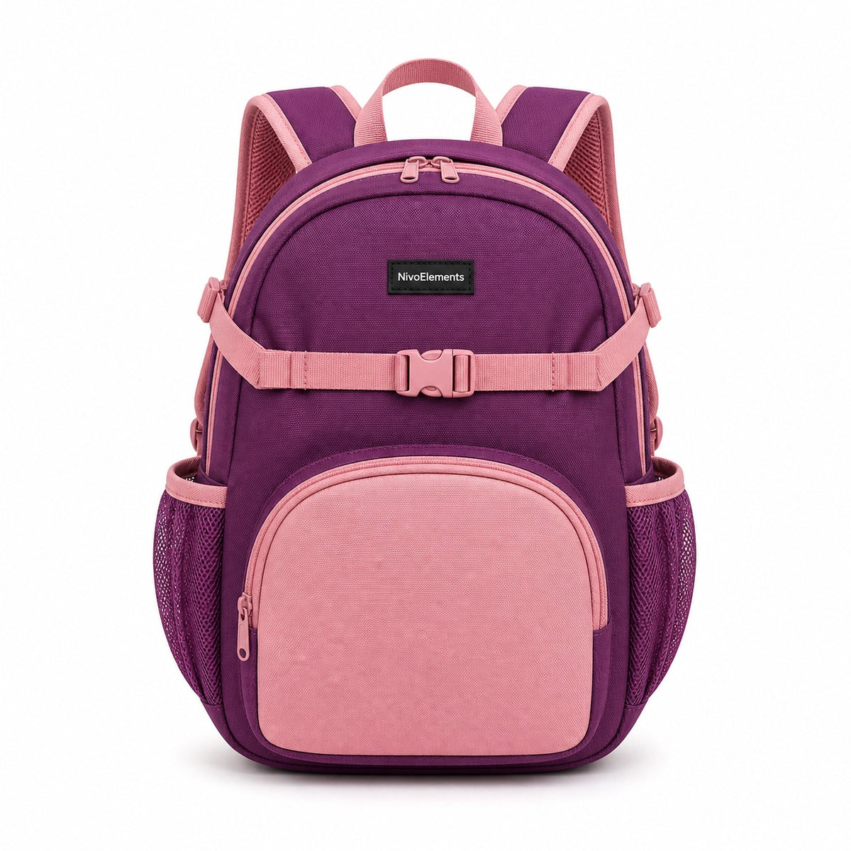 Plum & Blush Preschool Backpack - 01-front