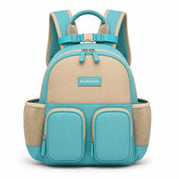 Aqua & Sand Dual-Pocket Preschool Backpack - 01-front