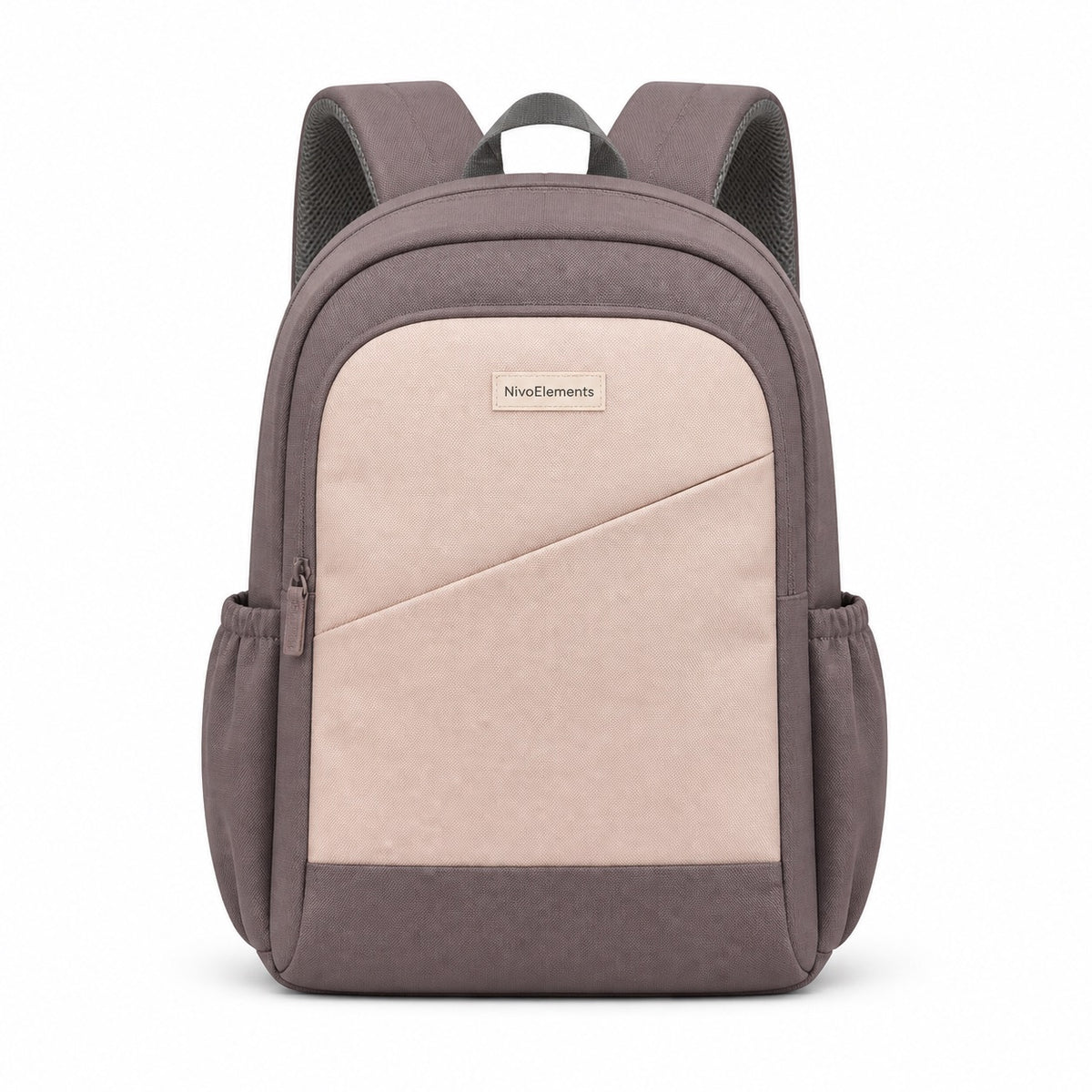 Mauve & Blush Kids School Backpack - 01-front
