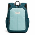 Teal Colorblock Kids School Backpack - 01-front