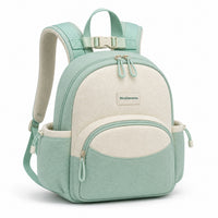 Mint & Cream Preschool Backpack - 02-angle