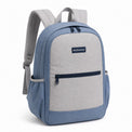 Slate Blue Classic Kids School Backpack - 02-angle