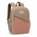 Taupe & Blush Diagonal-Pocket Kids Backpack - 02-angle