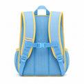 Butter Yellow & Sky Blue Preschool Backpack - 03-back