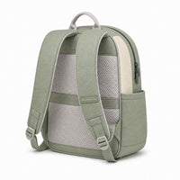Sage & Cream Everyday Kids School Backpack - 03-back