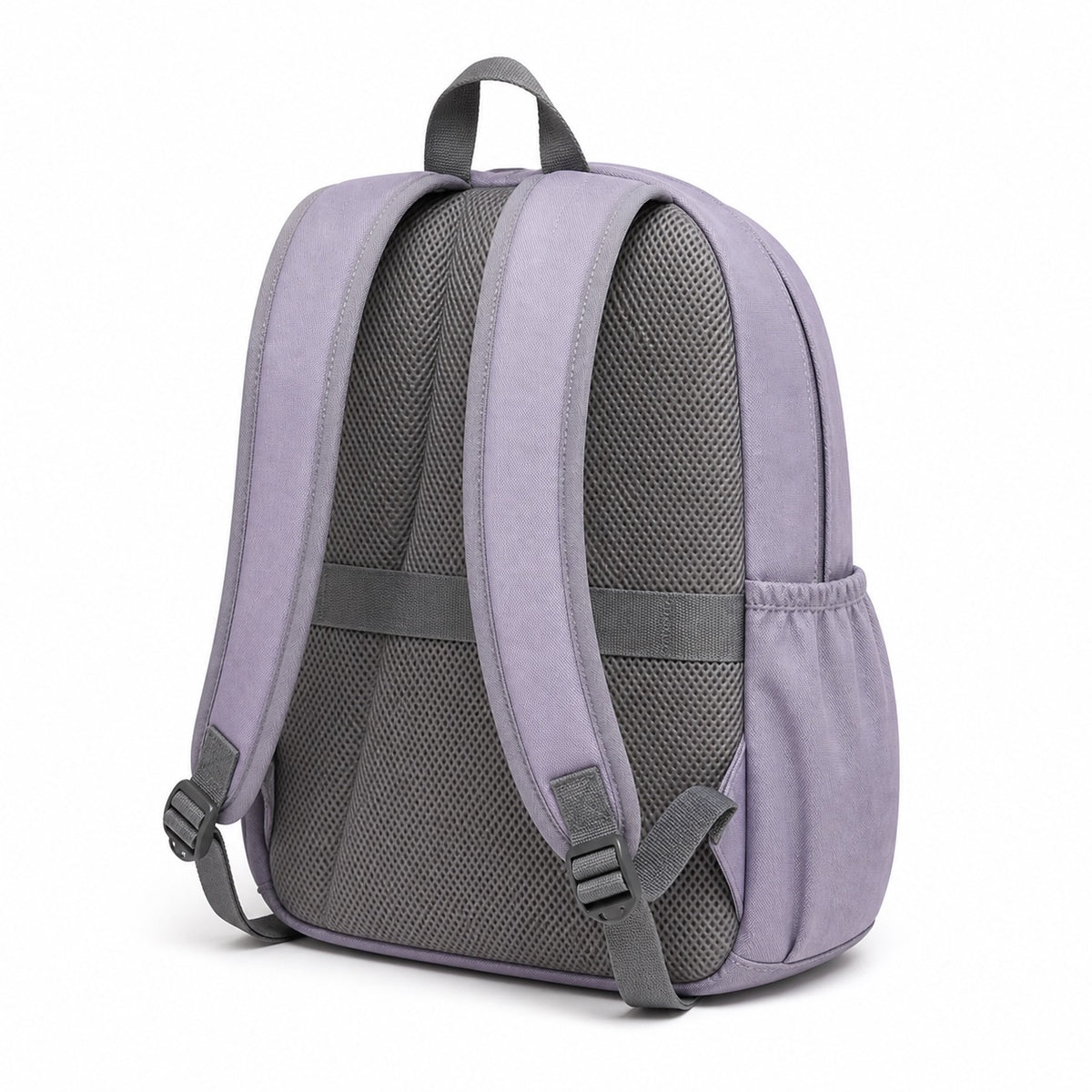 Lavender Everyday Kids School Backpack - 03-back