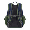 Navy & Soft Green Preschool Backpack - 03-back