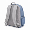 Slate Blue Classic Kids School Backpack - 03-back