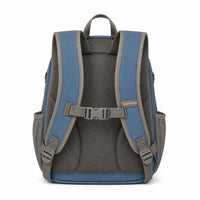 Dusty Blue & Warm Gray Preschool Backpack - 03-back