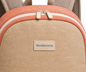 Coral & Sand Kids School Backpack - 04-detail-logo