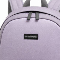 Lavender Everyday Kids School Backpack - 04-detail-logo