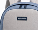 Slate Blue Classic Kids School Backpack - 04-detail-logo