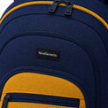 Navy & Mustard Everyday School Backpack - 04-detail-logo