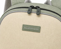 Sage & Cream Everyday Kids School Backpack - 04-detail-logo