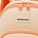 Peach & Cream Scallop-Pocket Preschool Backpack - 04-detail-logo