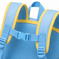 Butter Yellow & Sky Blue Preschool Backpack - 05-detail-strap