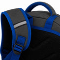 Charcoal & Electric Blue Multi-Compartment School Backpack - 05-detail-strap