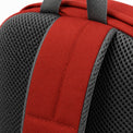 Coral Red Front-Pocket Kids School Backpack - 05-detail-strap