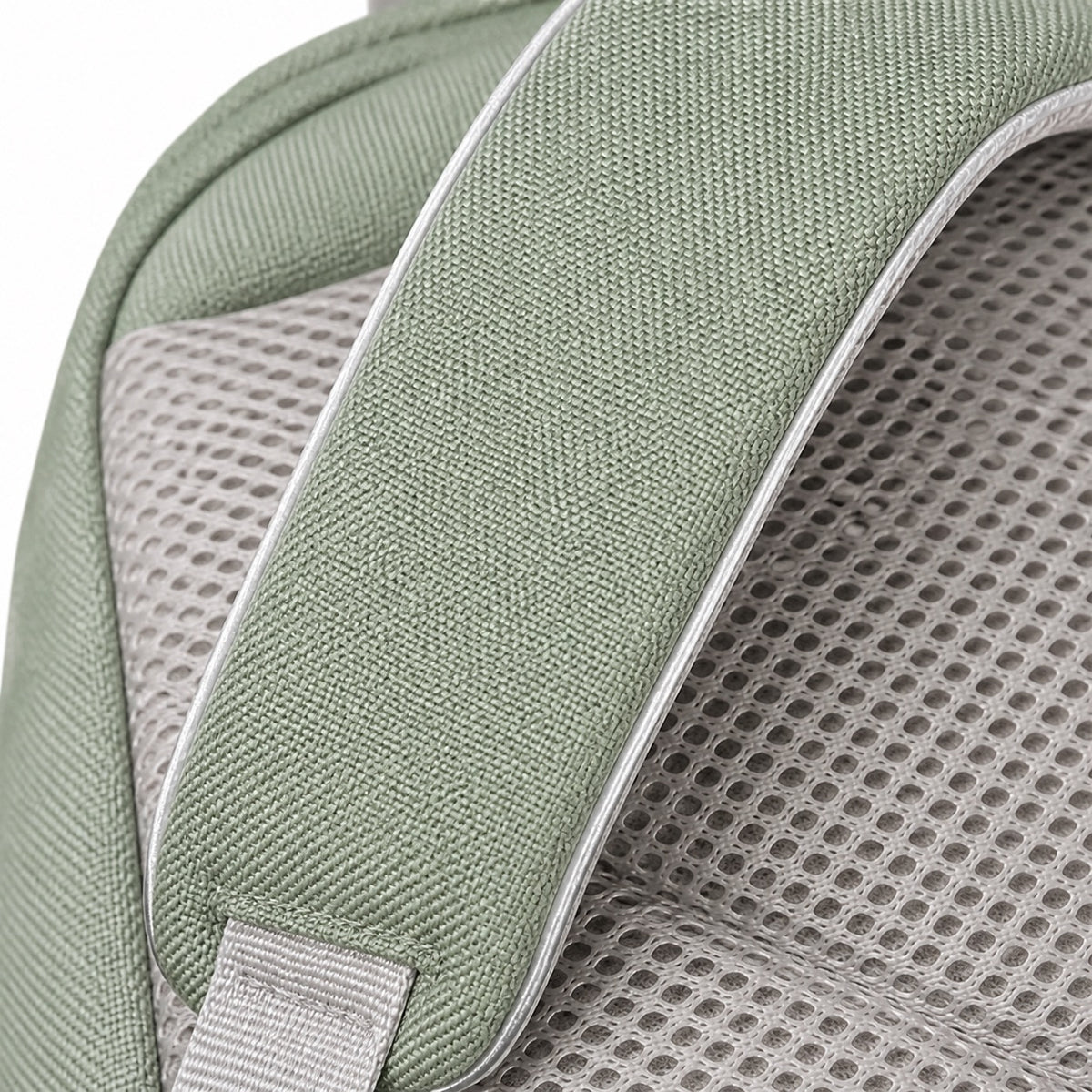 Sage & Cream Everyday Kids School Backpack - 05-detail-strap