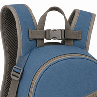 Dusty Blue & Warm Gray Preschool Backpack - 05-detail-strap