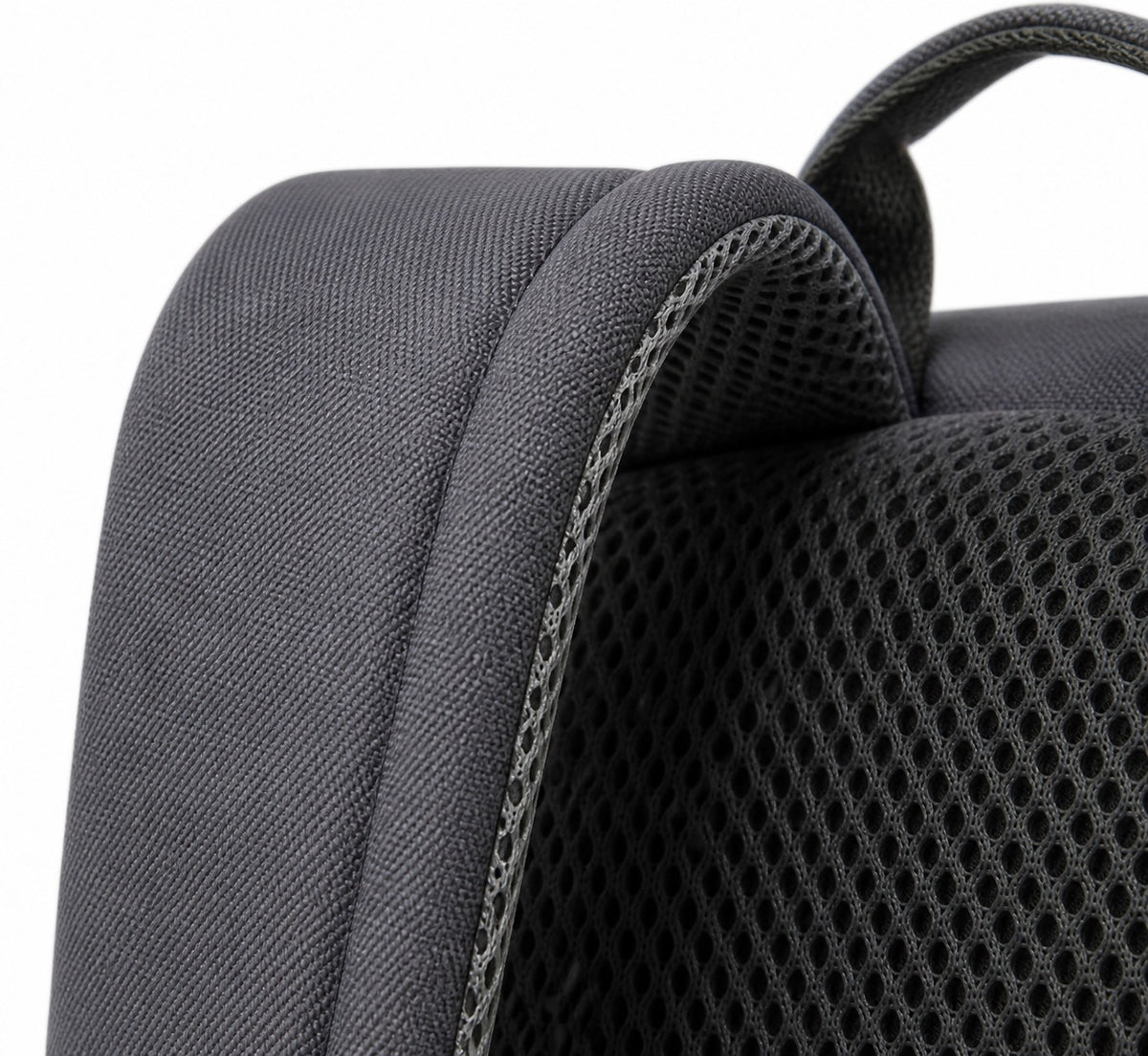 Charcoal & Lime Vertical-Pocket Kids Backpack - 05-detail-strap