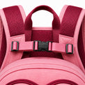 Rose & Burgundy Heart-Seam Preschool Backpack - 05-detail-strap
